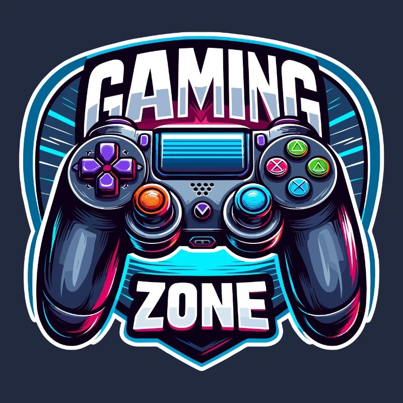 Gaming Zone - Controller Illustration