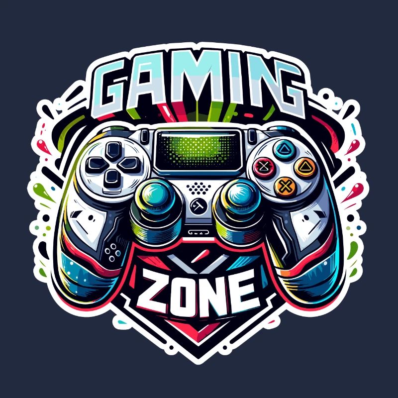 Gaming Zone - Controller Illustration