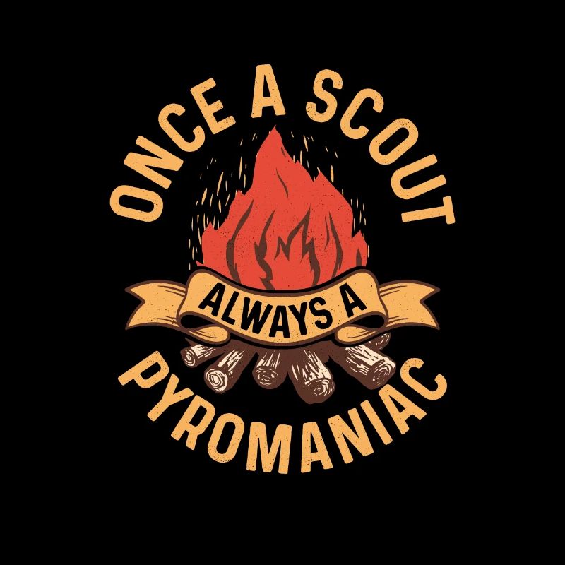 Scout's Flame: Forever a Pyromaniac Tee