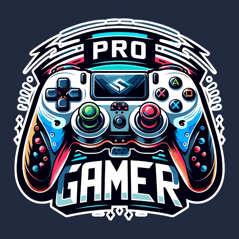 Pro Gamer - Controller Illustration