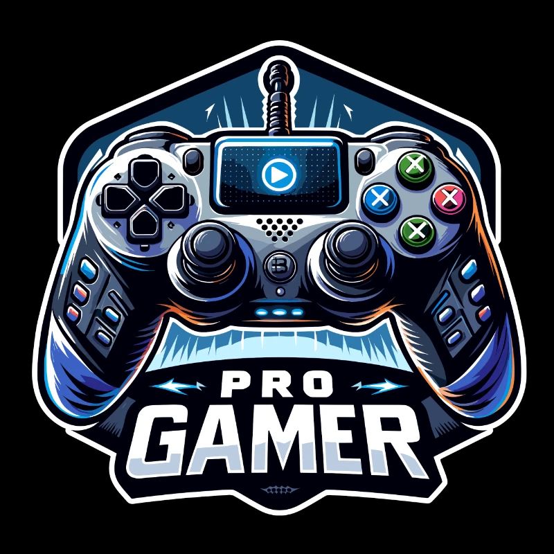 Pro Gamer - Controller Illustration