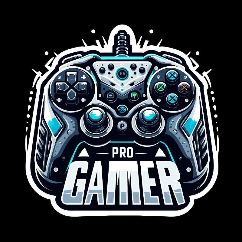 Pro Gamer - Controller Illustration