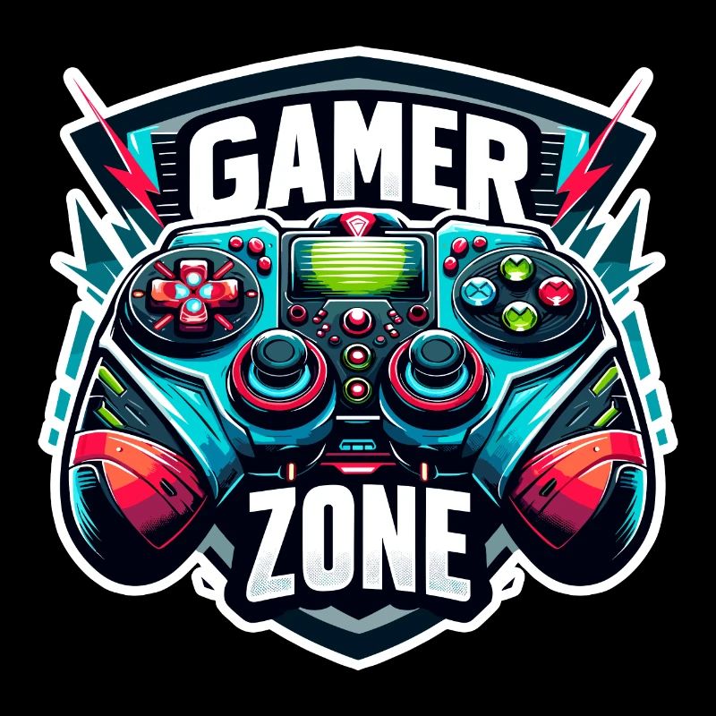Gamer Zone - Controller Illustration