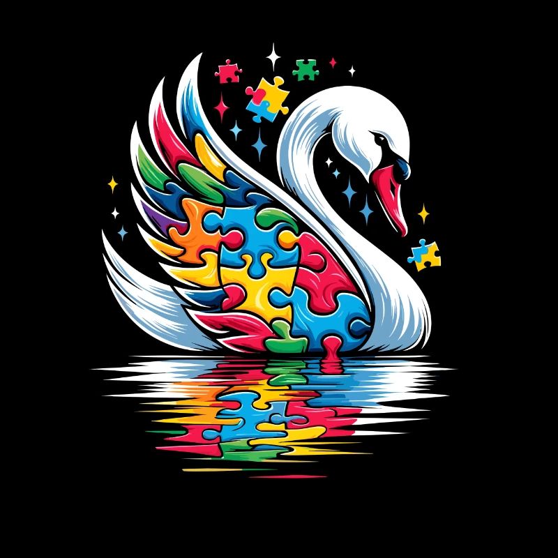 Autism Awareness puzzles piece