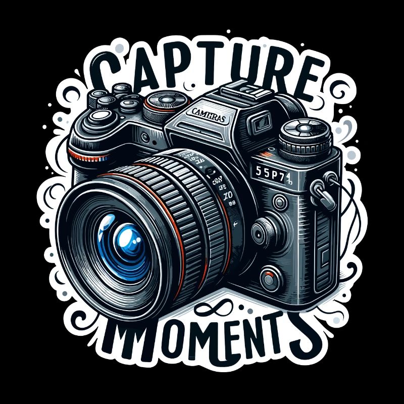 Capture Moments - Camera Illustration