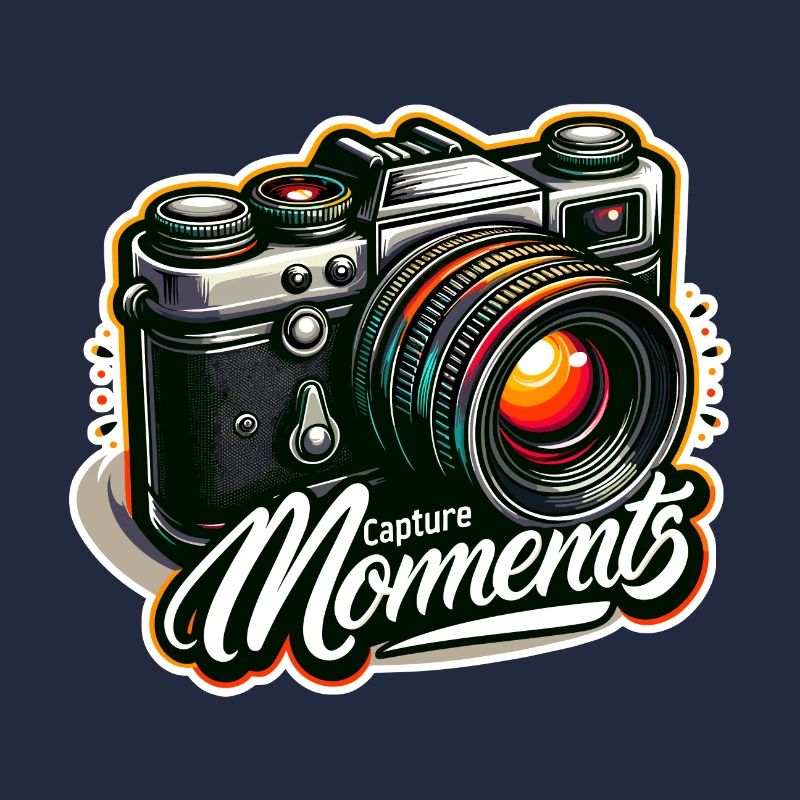 Capture Moments - Camera Illustration