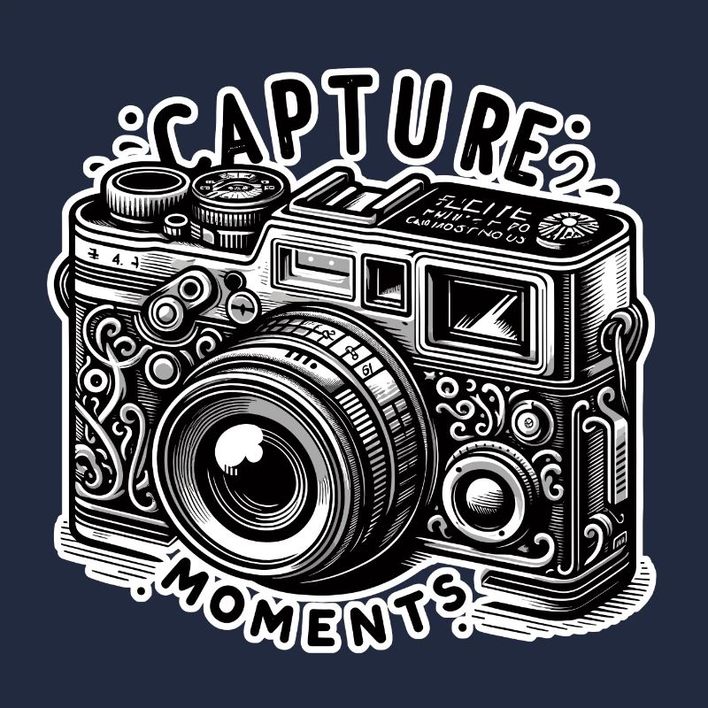 Capture Moments - Camera Illustration
