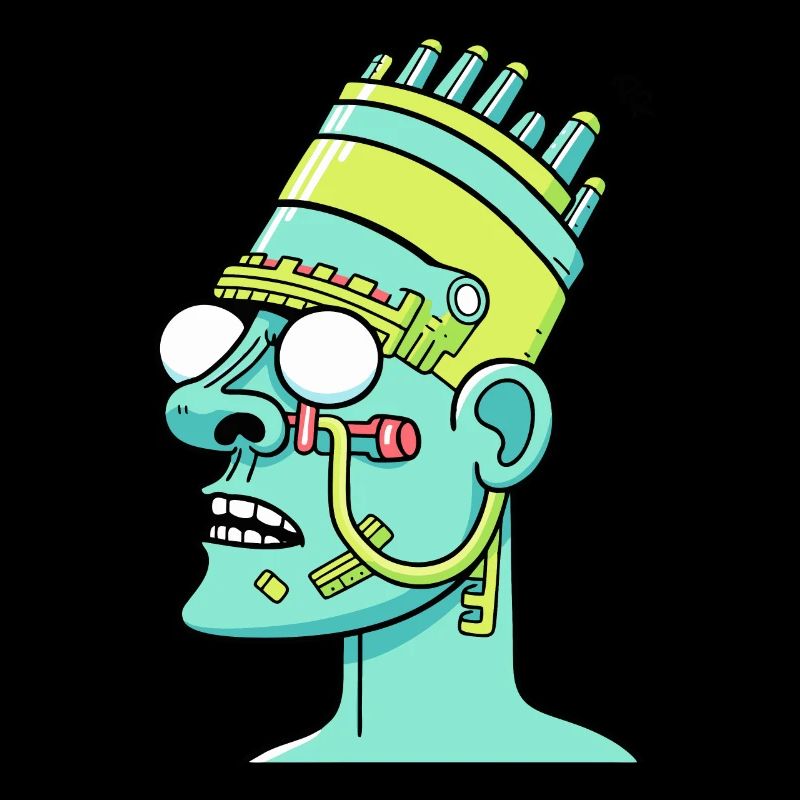Drôle de pharaon de dessin animé