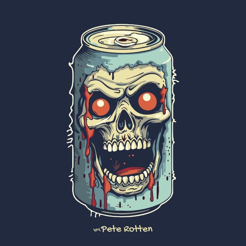 La canette de soda Horror Skull