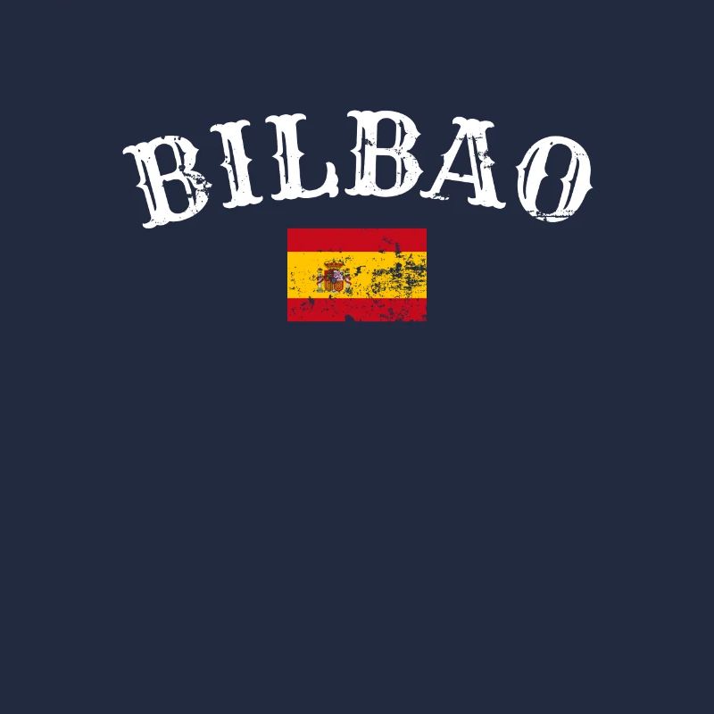 Bilbao Vintage Espagne Drapeau Espagnol Espagnol