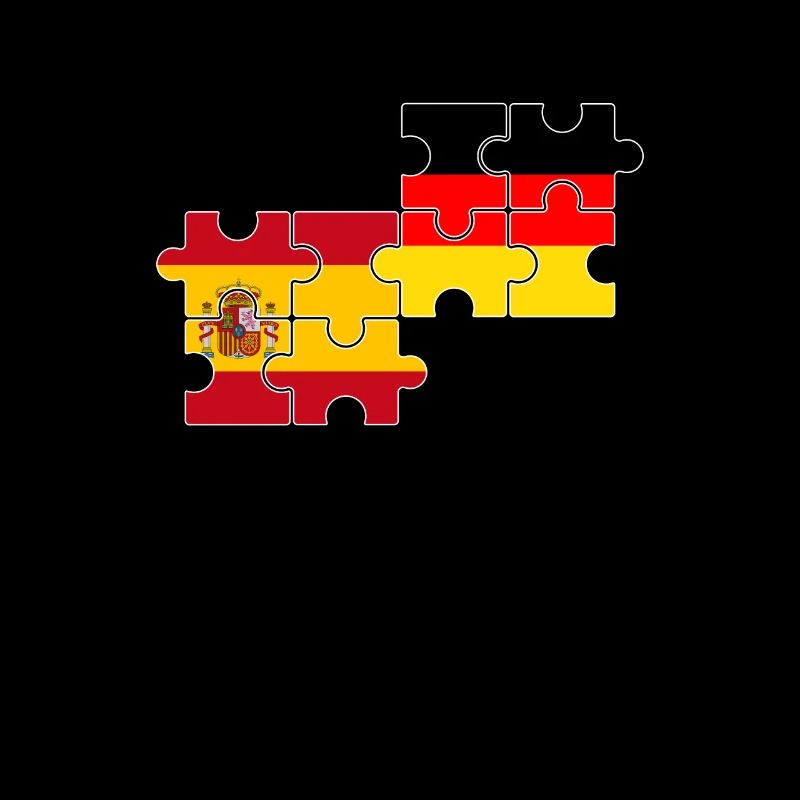Spanien Deutschland Flagge Deutscher Spanier