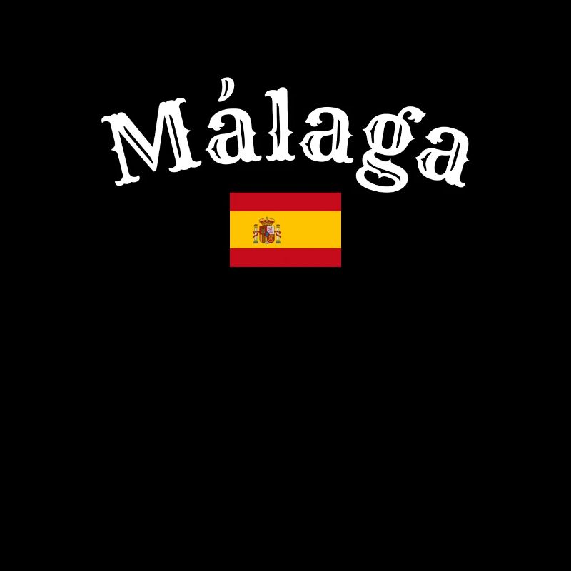 Malaga Spanien Spanische Flagge Spanier