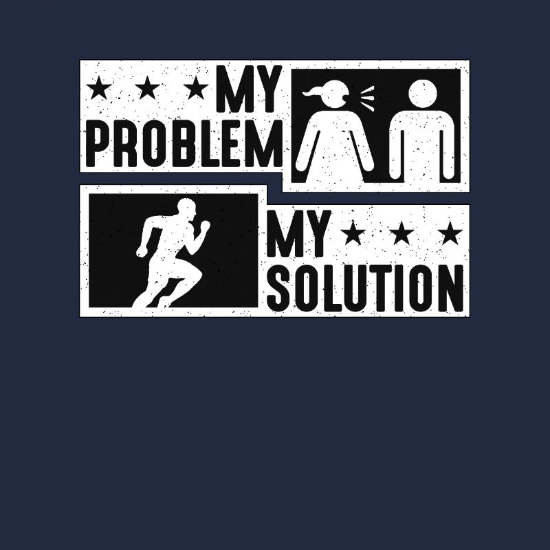 Trail Runner My Problem My Solution Pictogram Dad