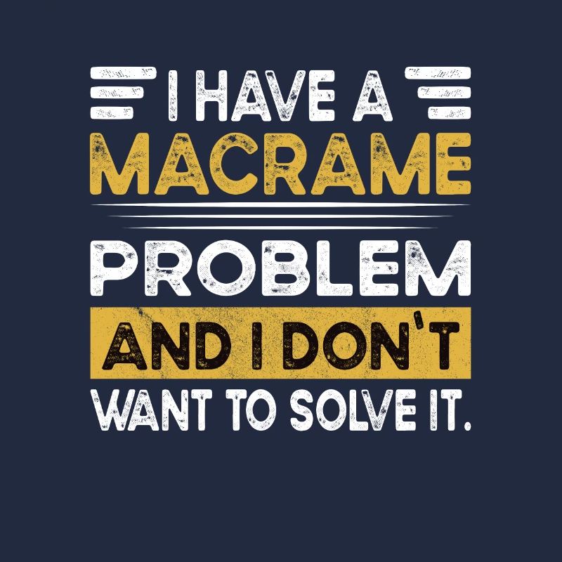 Le macramé est mon passe-temps