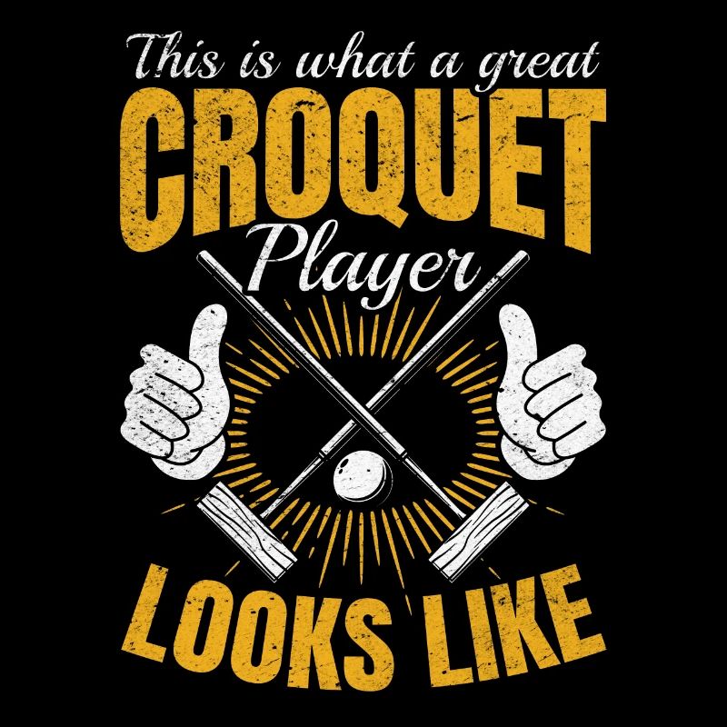 Croquet Game - Great Croquet player