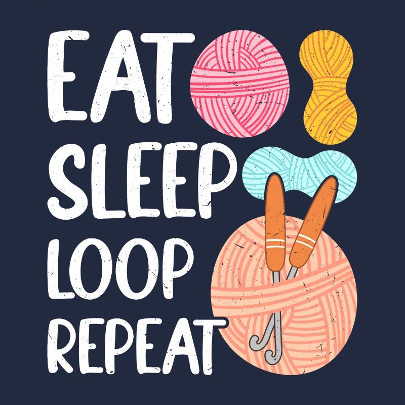 Crochet Lover Funny Loop & Hook Design