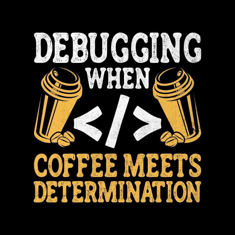 Kaffee-Codierung Programmierer Programmierer Entwickler Nerd Coff
