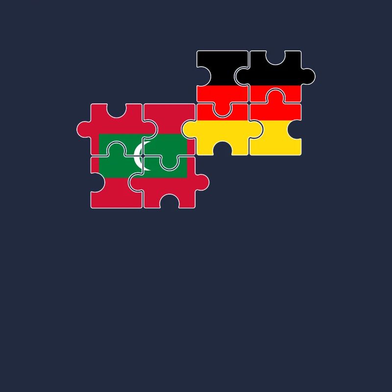 Maldives Germany Flag German Maldivian