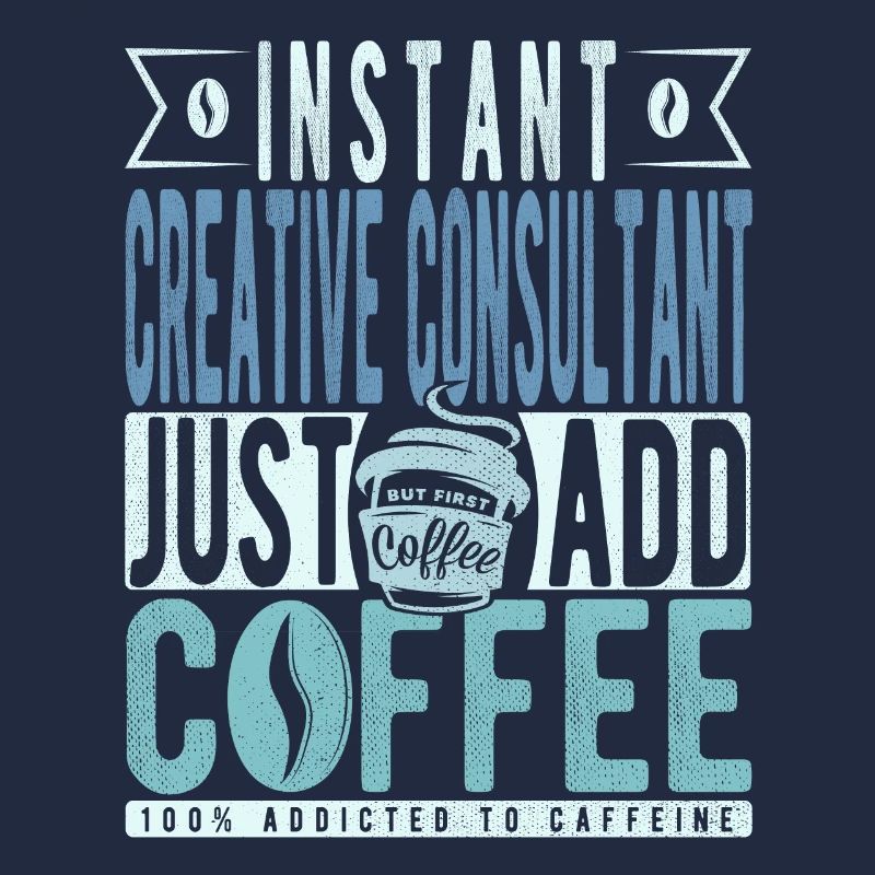 Consultant créatif instantané Il suffit d’ajouter du café