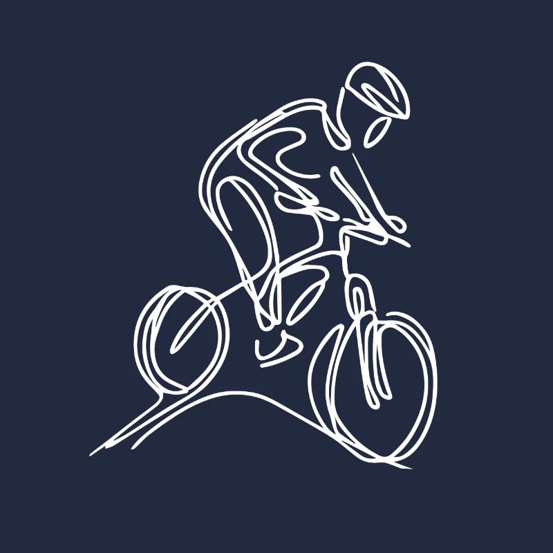 Mountain Biker Sketch