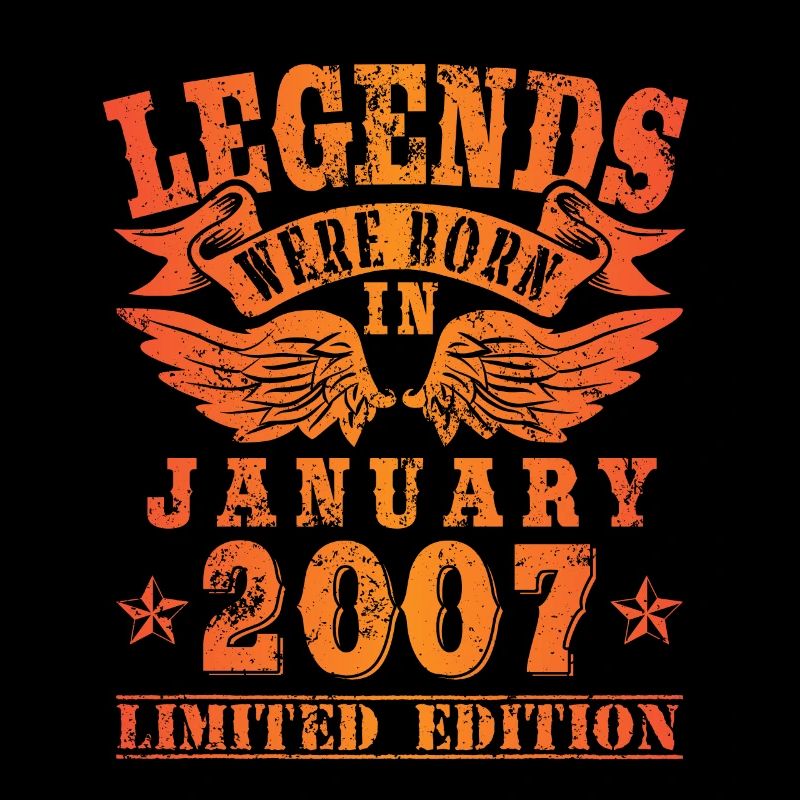 Legends sont nés en Janvier 2007 Anniversaire
