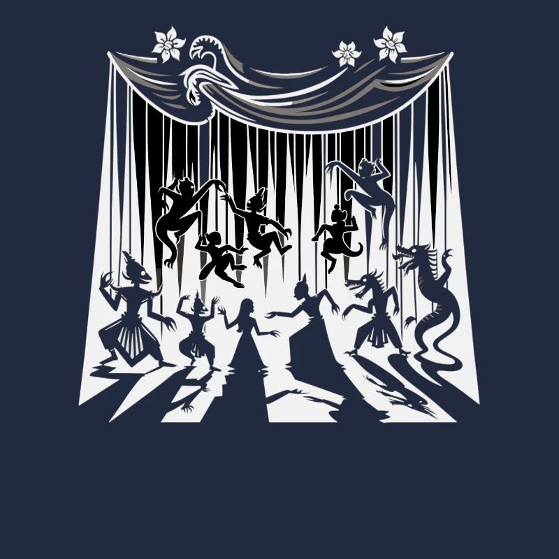 Puppet Mastery Shadow Play Bauchredner-geschenk