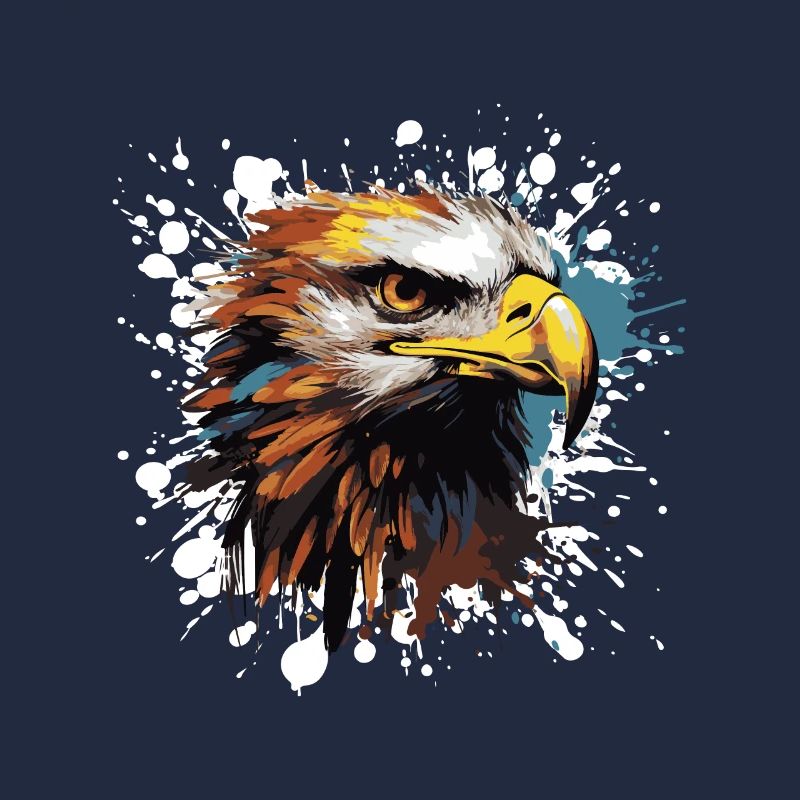 Eagle Pop Art Head