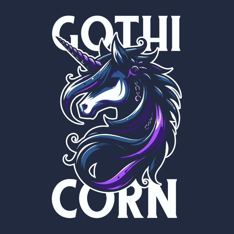 Gothic Einhorn Gothicorn