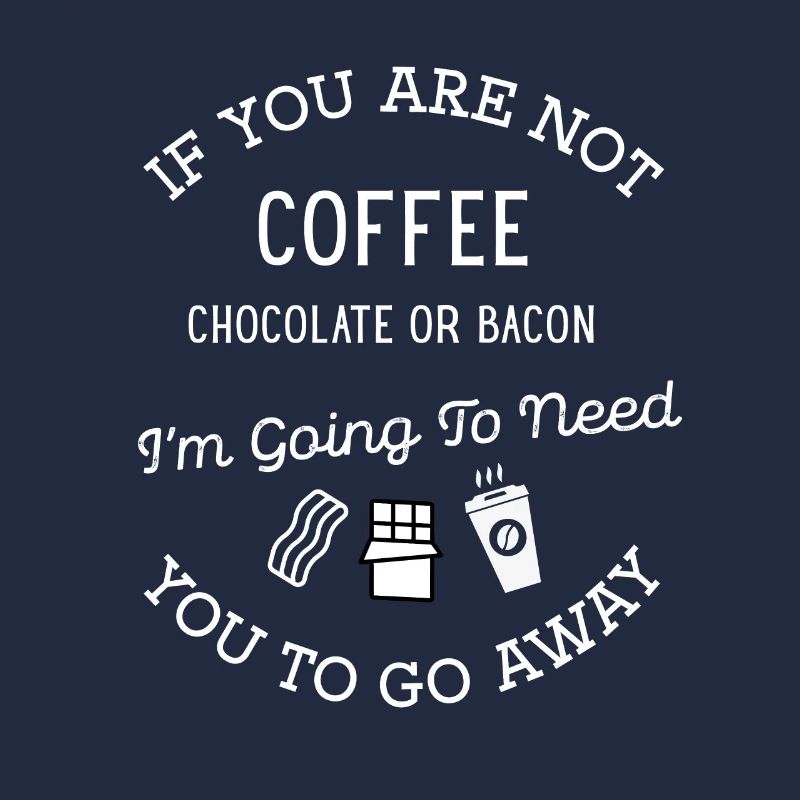 drôle café chocolat bacon amant dire cadeau