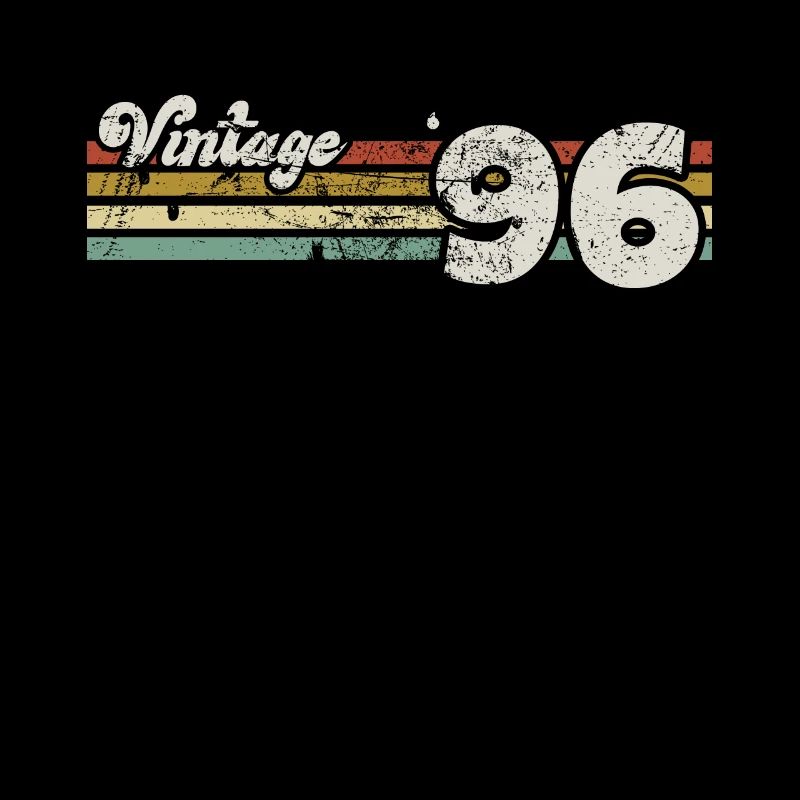 Retro Geburtstag Geboren 1996 Slogan Phrase Zitat
