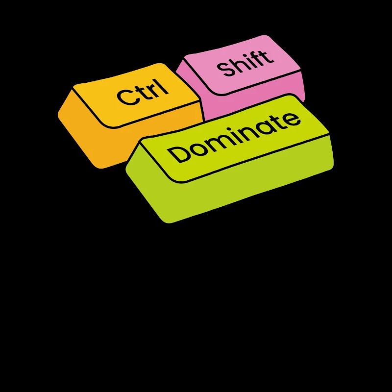 Gamer Gaming Keyboard Shortcuts Ctrl Alt Defeat