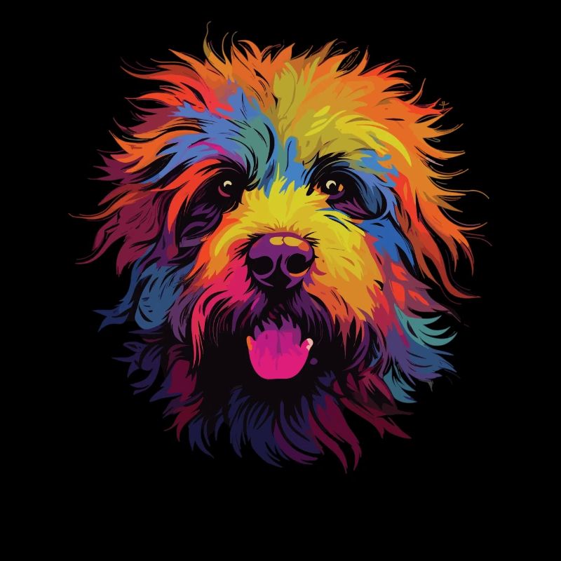 Aquarelle colorée Puli