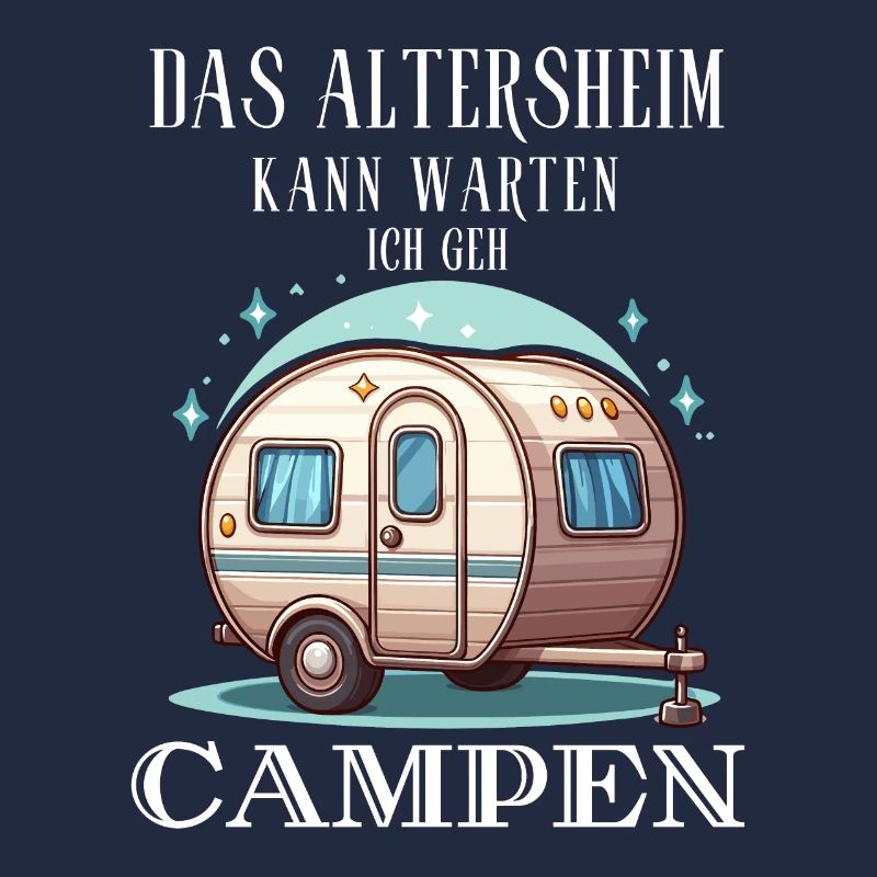 Camping Rentner Ruhestand Campingplatz Kollege Fun