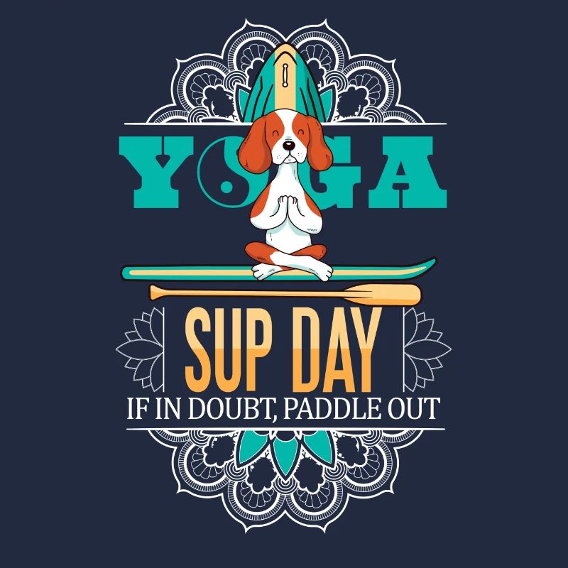 SUP paddleboarding Stand Up Paddle Hunde Yoga