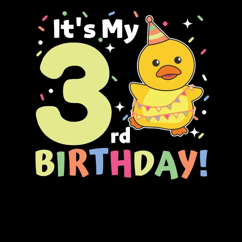 Duck for 3rd birthday children three years old
