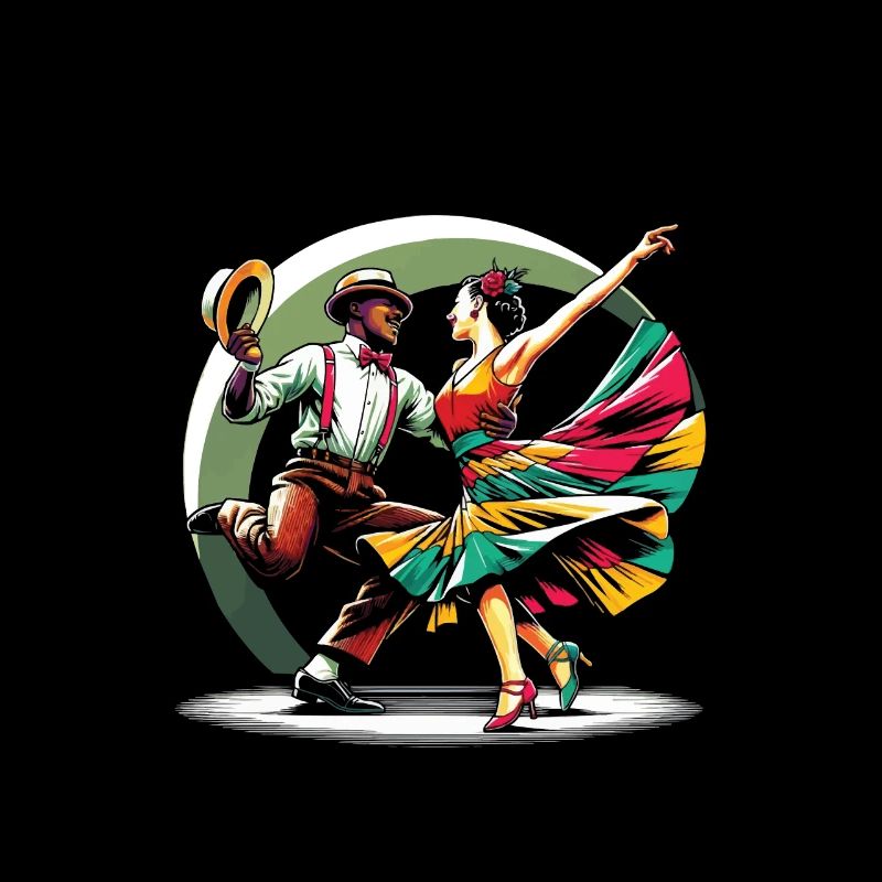 Danseur de Lindy Hop Danse Swing Danse