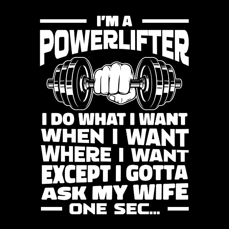 Powerlifting Powerlifter Drôle