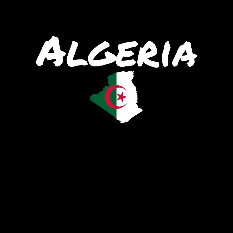 Carte de l’Algérie Algérie Drapeau algérien