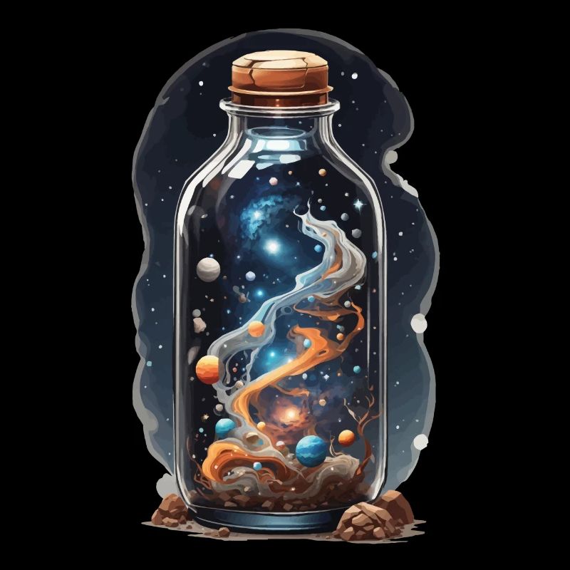 Outer Space in Bottle Boho Style Bohemian Streetwear