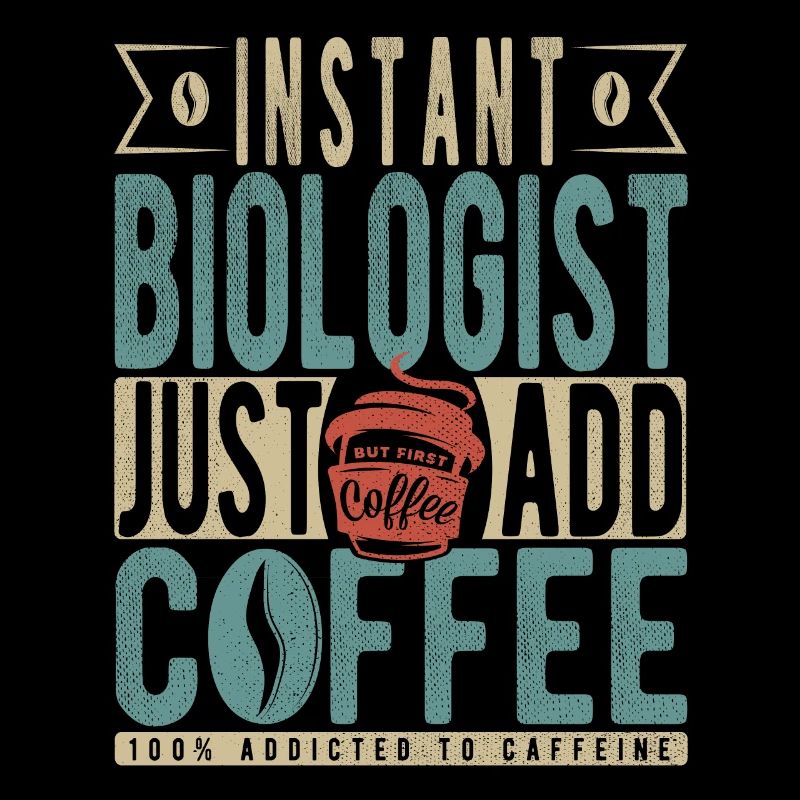 Instant-Biologe Fügen Sie einfach Kaffee hinzu