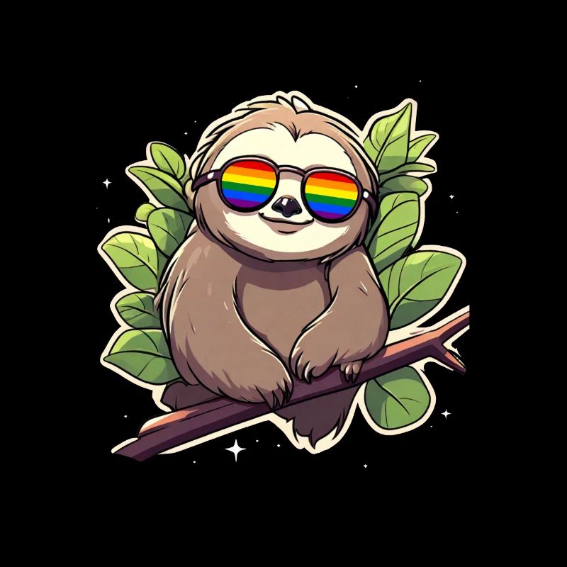 Koala LGBTQ avec des lunettes de soleil