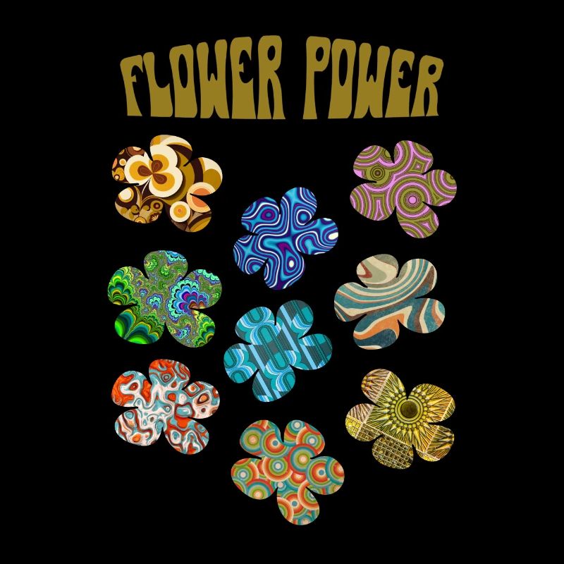 Flower-Power-Retro-Muster