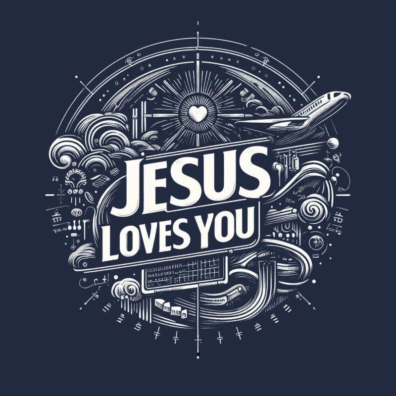 Jésus t’aime – Conception de cercles