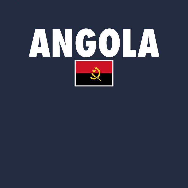 Angola Angolanische Flagge Angolaner