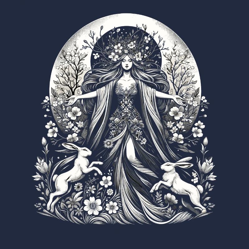 Ostara Eostre équinoxe sorcière déesse païenne rituels