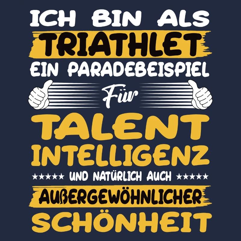 Triathlet ein Paradebeispiel Triathlet