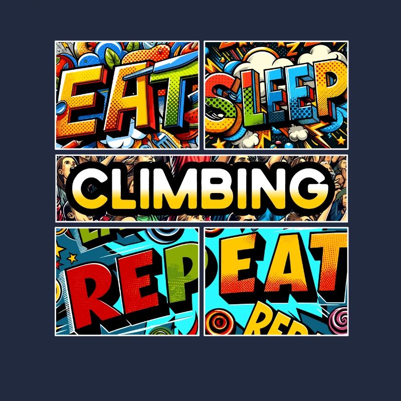 Eat sleep Climbing repeat