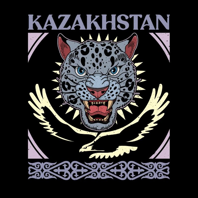 Kasachstan Flagge Herkunft Astana Kasachisch
