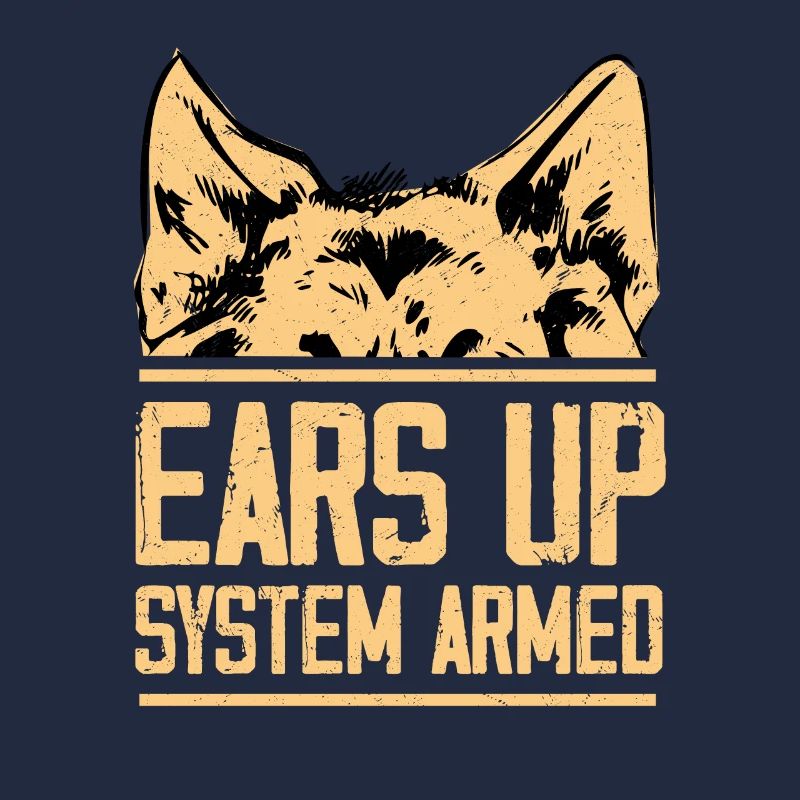 Ears Up System Armed Dog Mom Dad German Shepherd