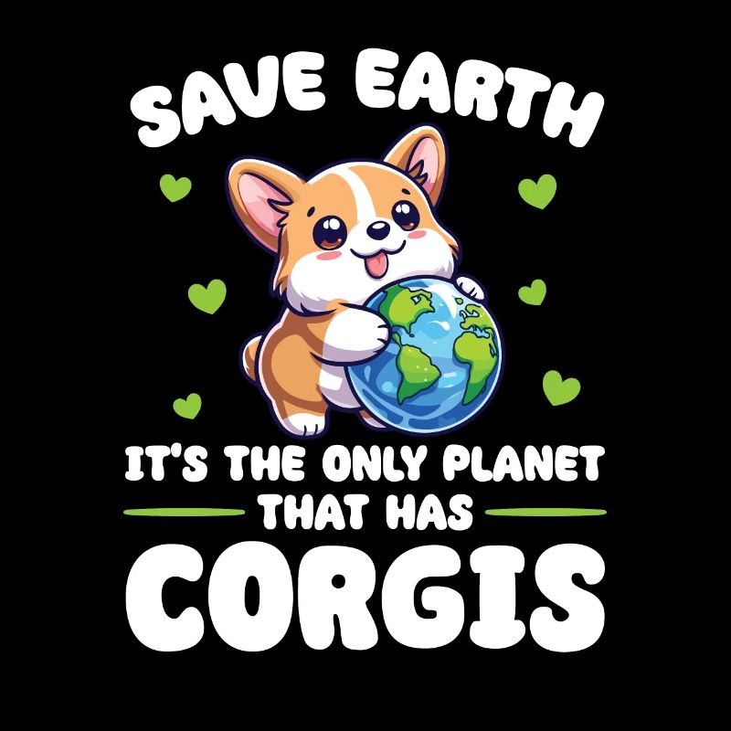 Ist der einzige Planet mit Corgis Earth Day